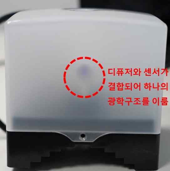큐빅형 디퓨저 조도센서 박스